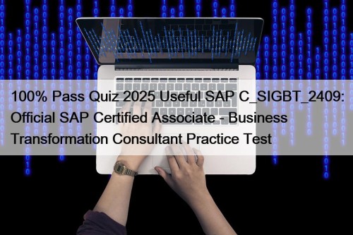 100% Pass Quiz 2025 Useful SAP C_SIGBT_2409: Official ...